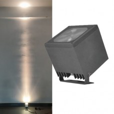 10W DC24V AC230V LED Spot Außenfluter Strahler 3, 8 , 12 Grad Fassade Säulen Beleuchtung